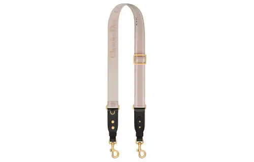 DIOR Cow Leather Bag Straps Women's Rose Pink/Light Pink