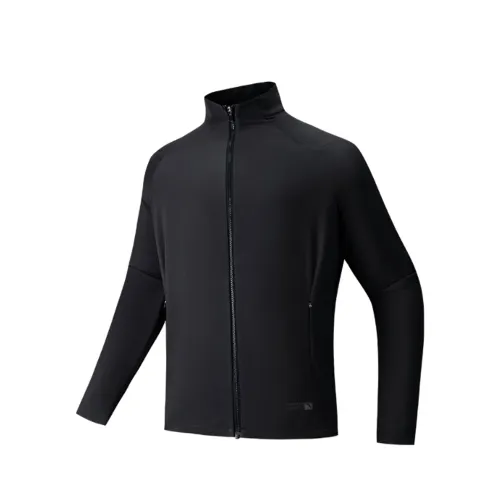 ANTA Jackets Men's Basic Black 4 Stand Collar Moderate Other