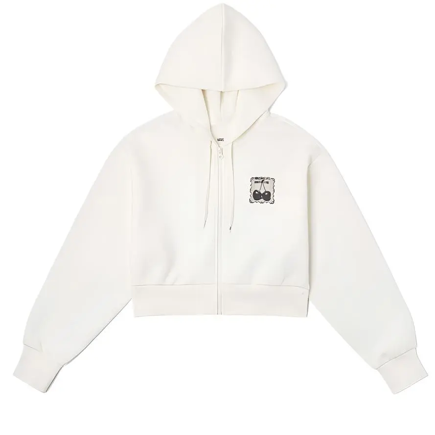 Vans Sweatshirts Women's Ecru Hooded (Non-detachable) Moderate