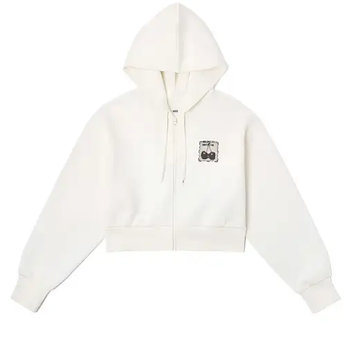 Vans Sweatshirts Women's Ecru Hooded Moderate