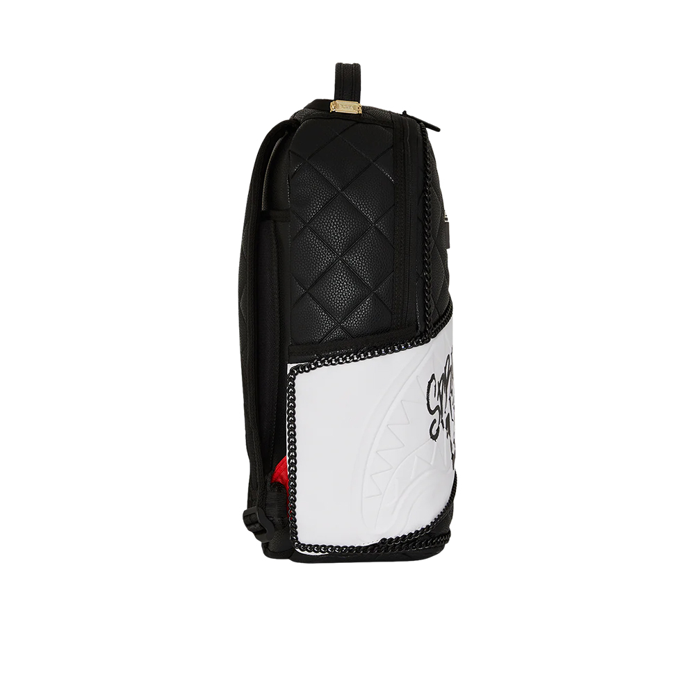 Рюкзак SPRAYGROUND sglogo15 PVC (черно-белый) — фото 4