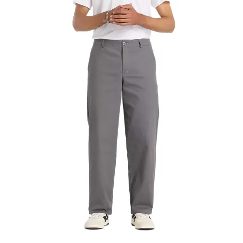 New Balance Casual Pants Men's Gray Moderate Straight Fit Pants