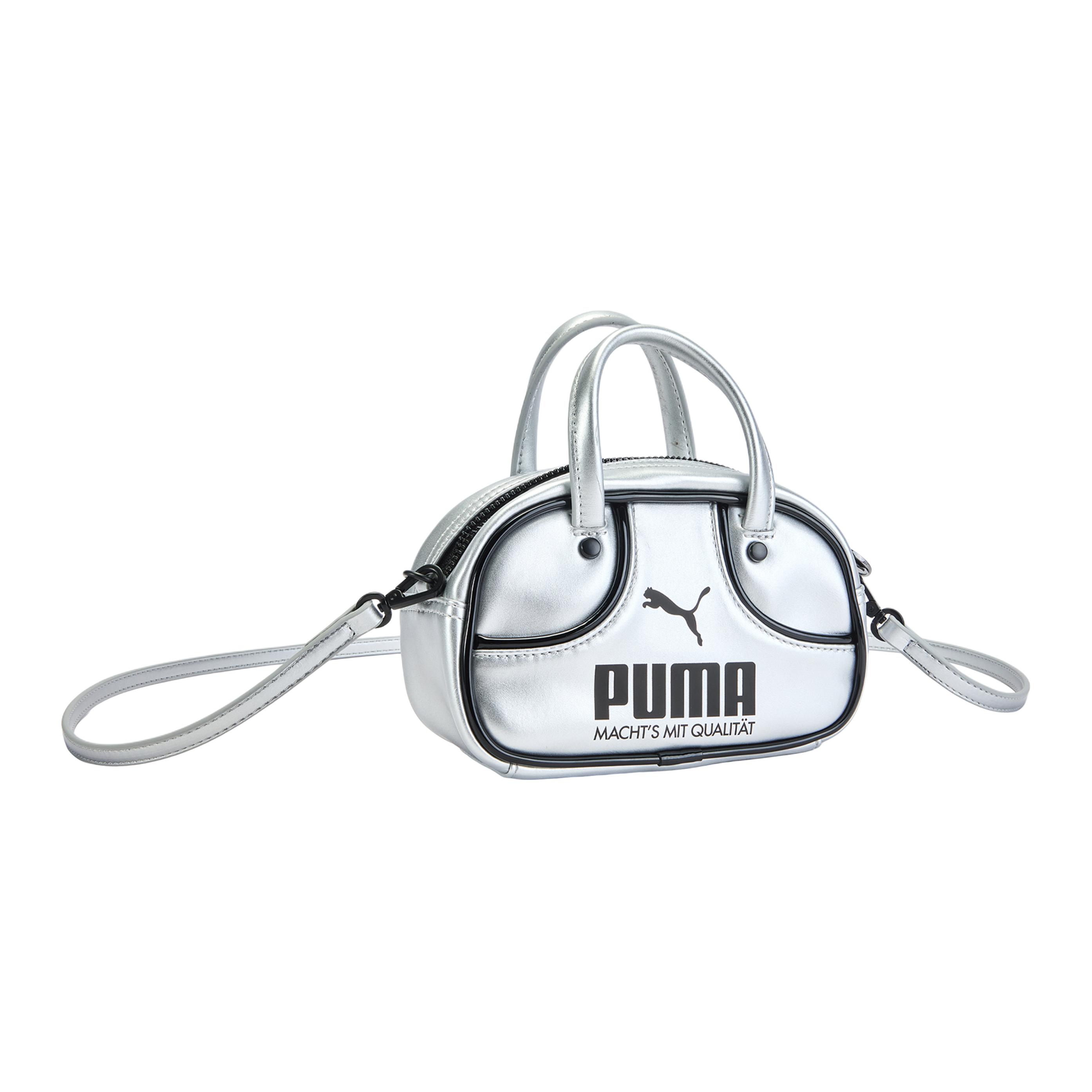 Женская сумка PUMA Metallic Bag (серебристая)
