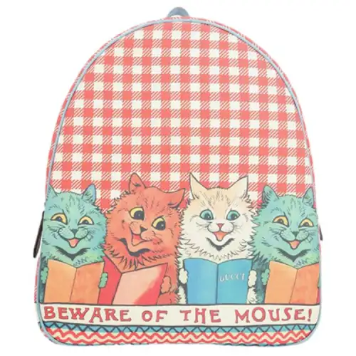 GUCCI Polyester Backpack For Kids' Red