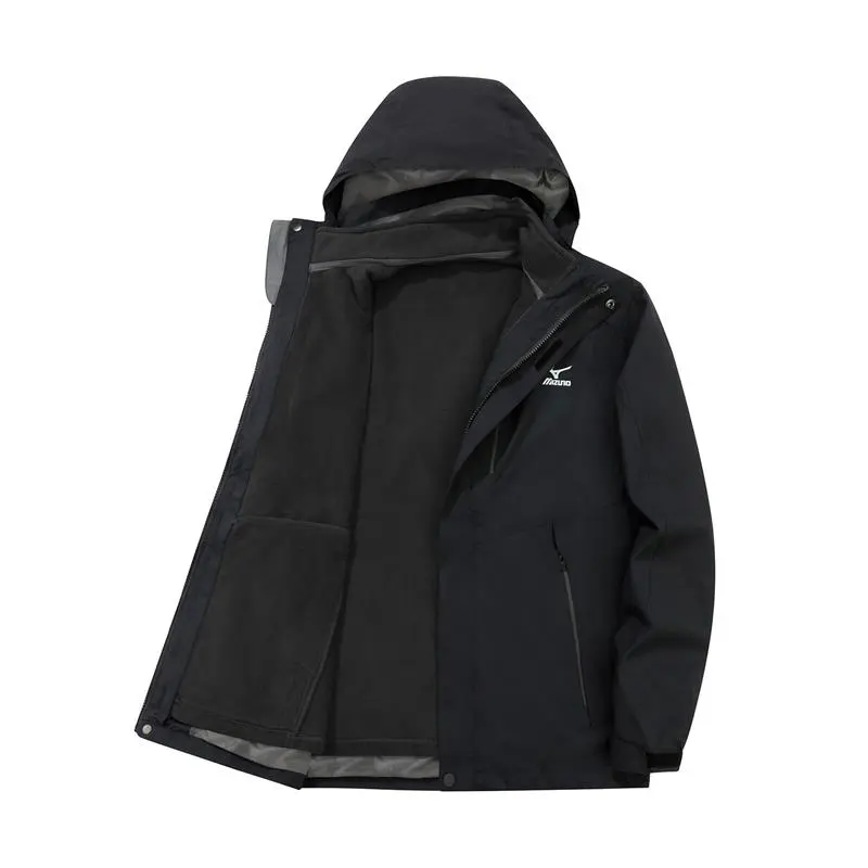 Mizuno Waterproof, Windproof, Abrasion-Resistant, Thermal Windbreaker Jacket Unisex