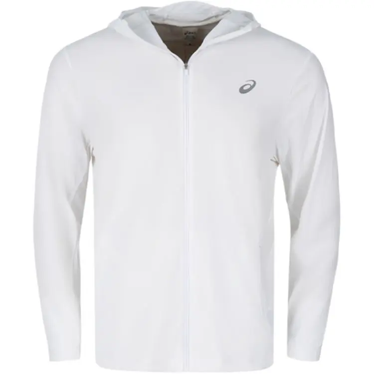 ASICS Jackets Men's White Hooded Moderate Other
