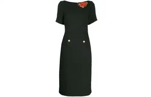 GUCCI FW21 Short Sleeved Dress Women's Black