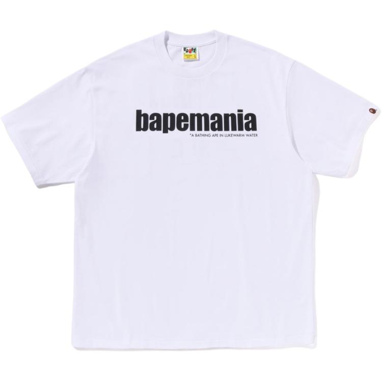 Мужская футболка A BATHING APE FW25 Logo Print (черная)