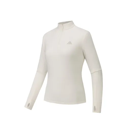 Anta Outdoor Collection Set in Sleeve T Shirt Women's Warm Jade White