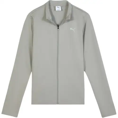 PUMA Jackets Women's Gray Stand Collar Moderate Other