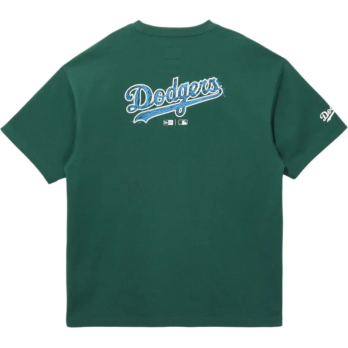 New Era T-Shirts Unisex Green Crew Neck Moderate