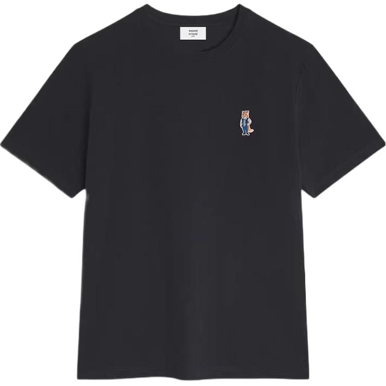Мужская футболка Maison Maison Kitsune Dressed Fox T (черный)