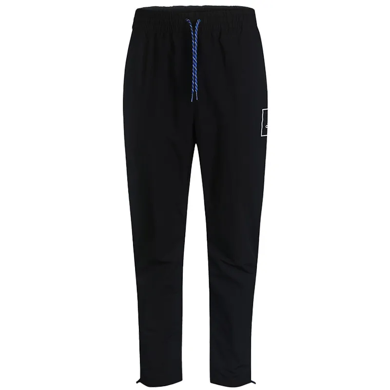 Adidas Knitted Sweatpants Men's Black Moderate Straight Fit Pants