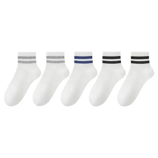 MIANZHUWU Ankle Socks Unisex 5 Pack