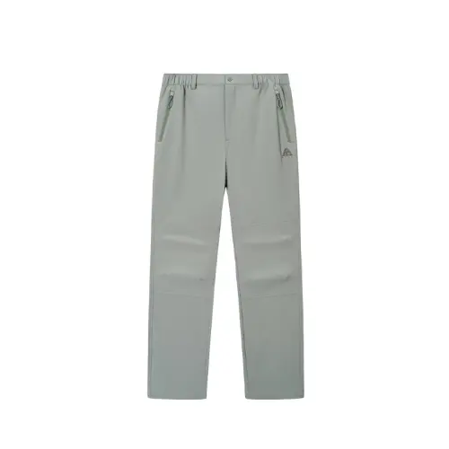 Anta Outdoor Collection Comfortable Minimalist Style Thermal Fleece Lined Sports Mid Rise Casual Pants Men's