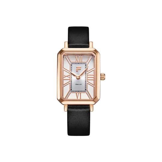 FILA Elegant Collection Elegant Goddess Wrist Watches Quartz Movement Leather Strap White Dial Women's Watch