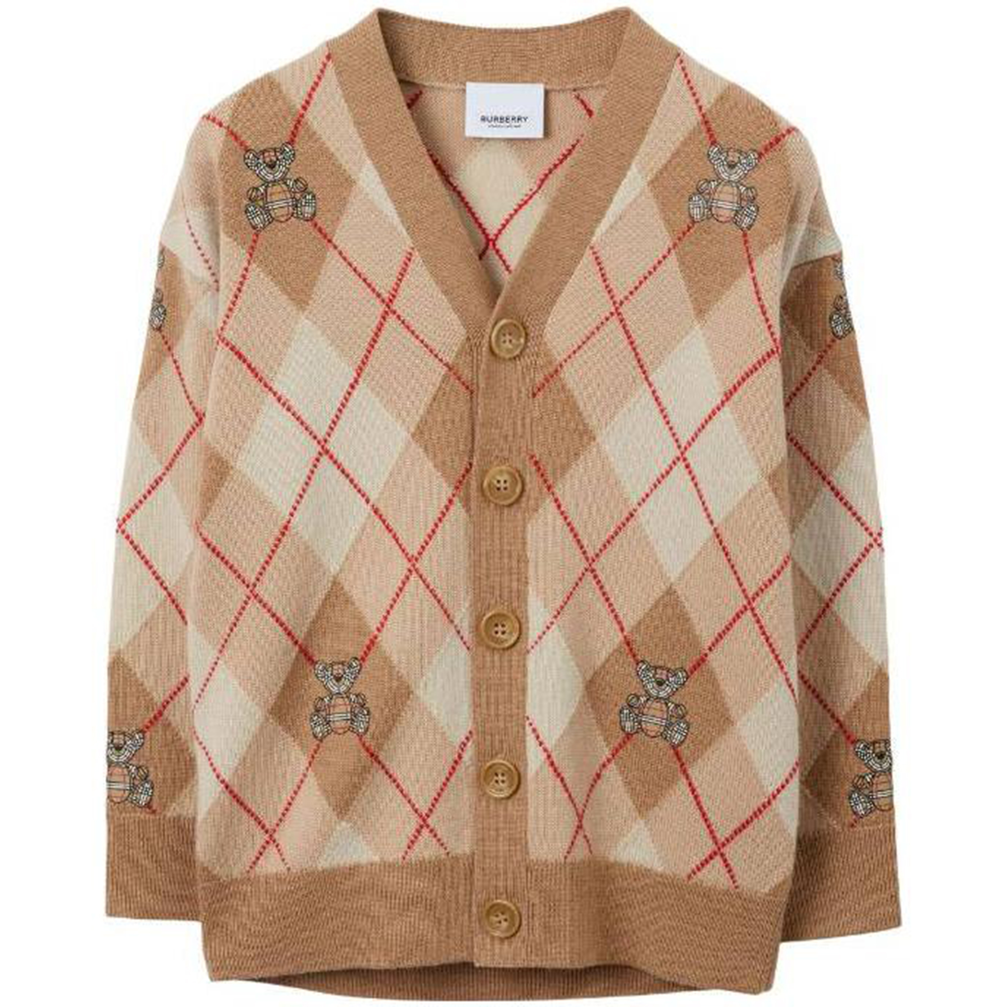 Мужской кардиган Burberry SS23 (коричневый)