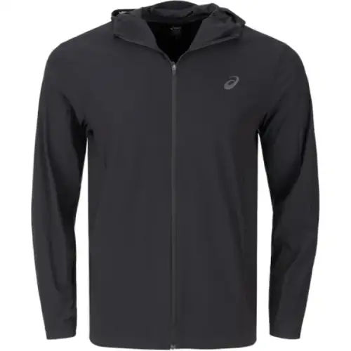 ASICS Jackets Men's Black Hooded Moderate Other