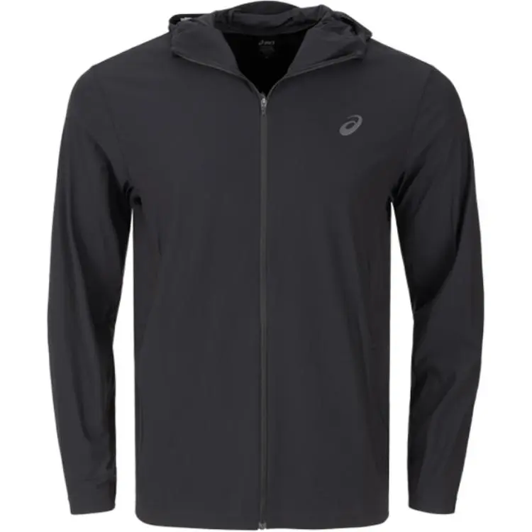 ASICS Jackets Men's Black Hooded Moderate Other