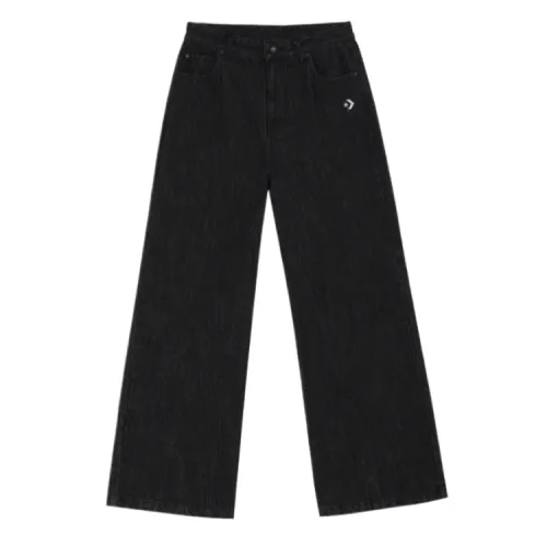 Converse Jeans Women's Black Moderate Wide Leg Pants