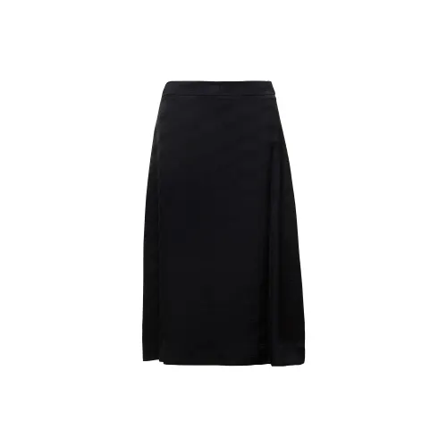 Balenciaga Logo Jacquard A-line Skirt