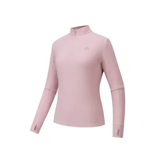 Anta Outdoor Collection Set in Long Sleeved Women's Soft Pink