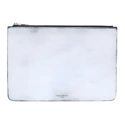 Maison Margiela Casual Leather Clutch Men's White/Black