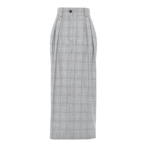 MIU MIU SS22 Casual Long Skirt Women's Gray