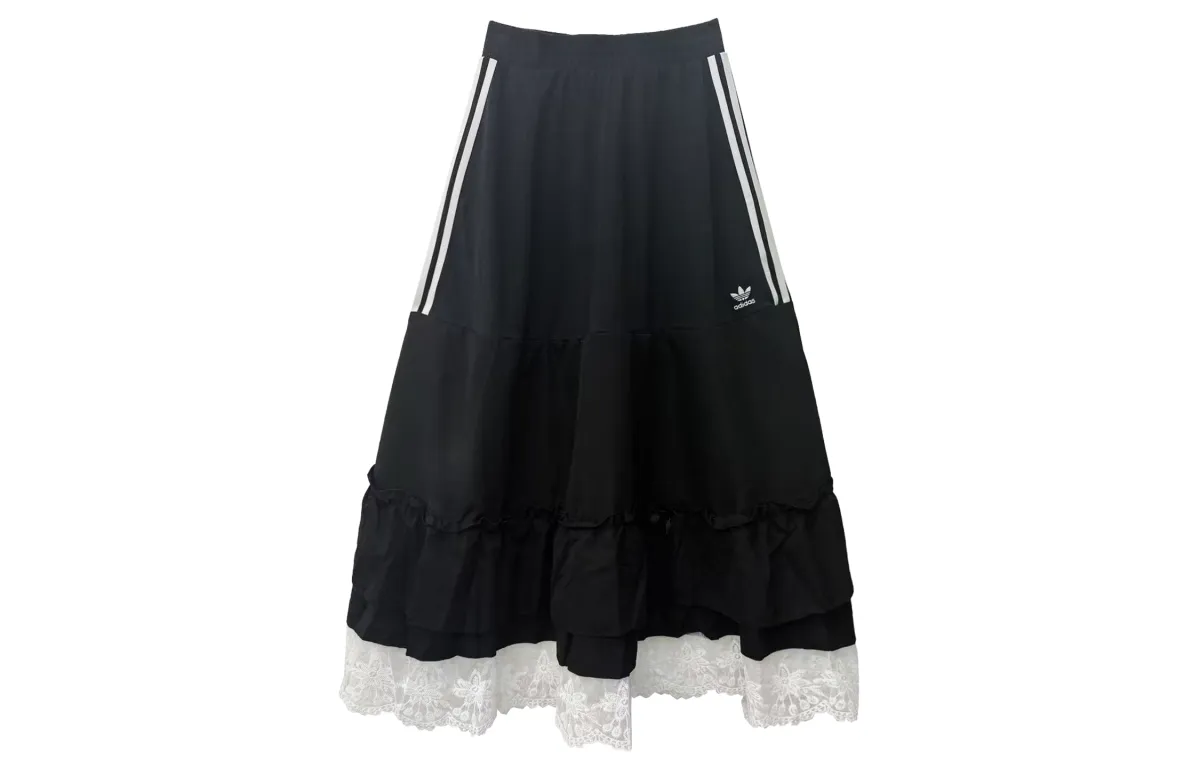 Adidas Originals Adicolor Casual Short Skirts Women's Black