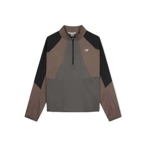 New Balance Jackets Unisex Brown Moderate