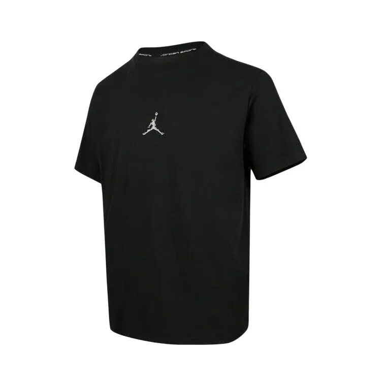 Jordan As M J T-Shirts Men's Black Crew Neck Moderate