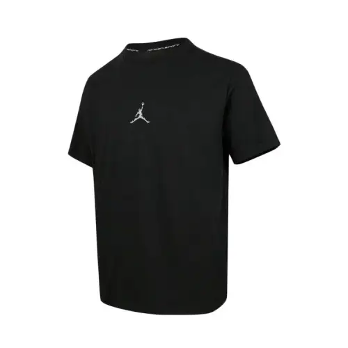 Jordan As M J T Shirts Men's Black Crew Neck Moderate
