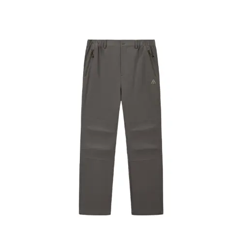 Anta Outdoor Collection Minimalist Style Comfortable Thermal Fleece Lined Sports Mid Rise Casual Pants Men's