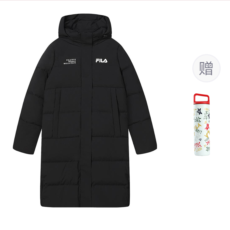 Женский пуховик Fila ORIGINALE (черный)