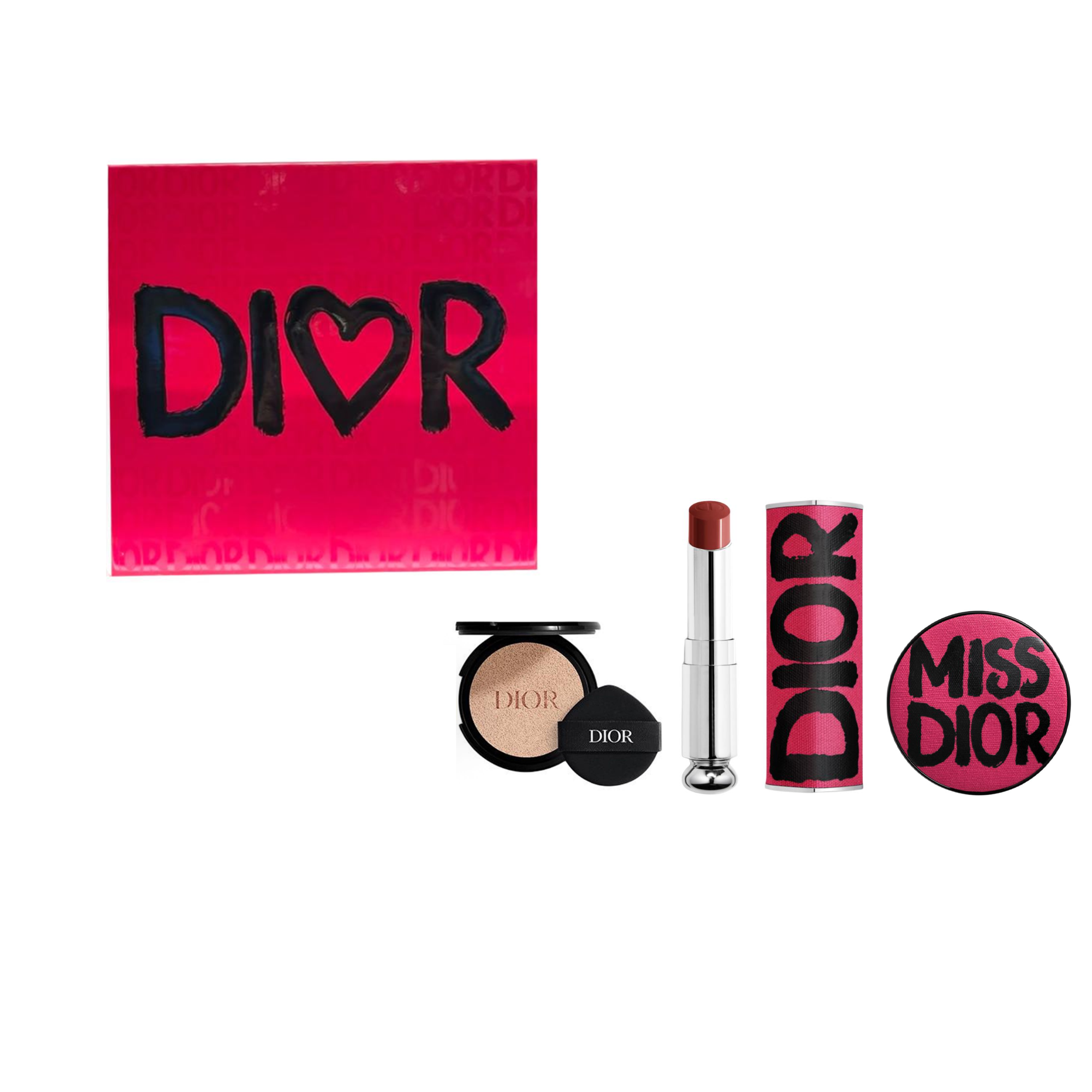 Подарочный набор косметики Dior Limited Edition (розовый)