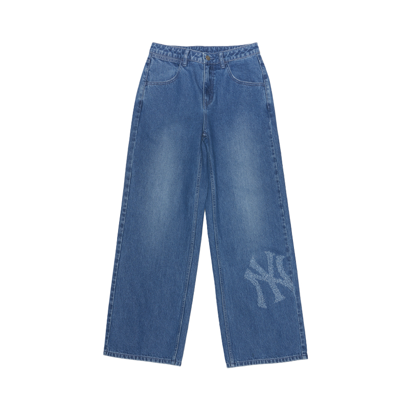 Женские штаны MLB MLB MONOGRAM FW25 LOGO (голубые)