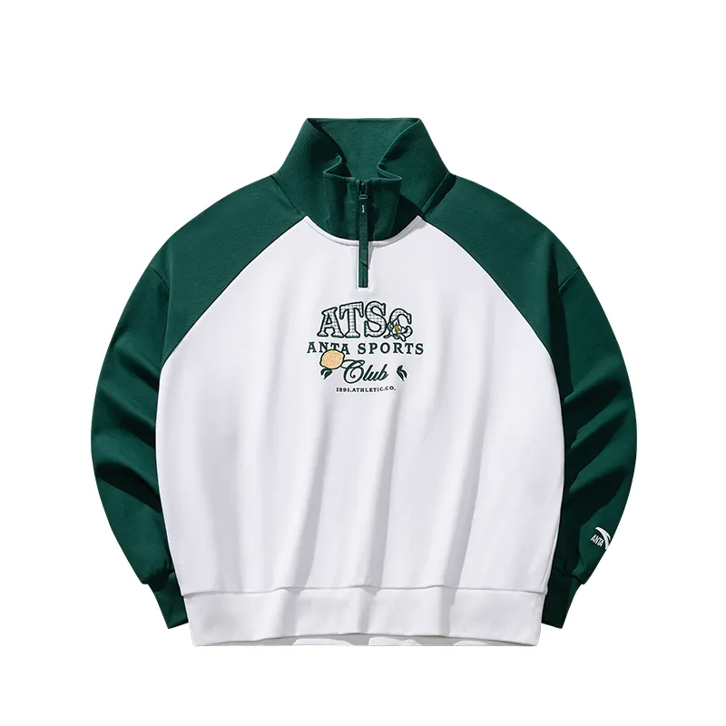 Anta Sweatshirt Women's Scattered Forest Green