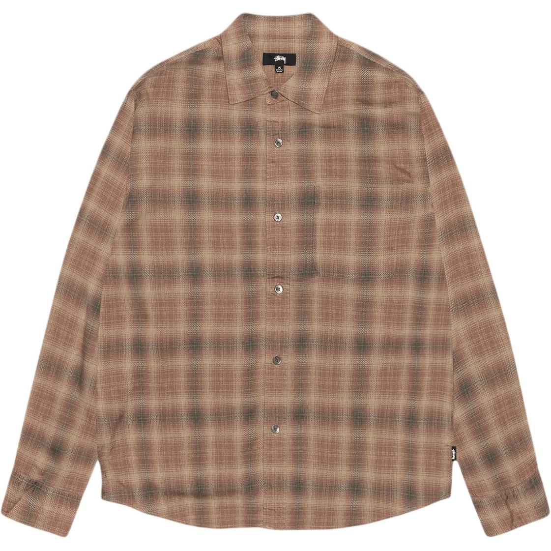 Рубашка Stussy MATTHEW PRINTED SHIRT (зеленая в клетку)