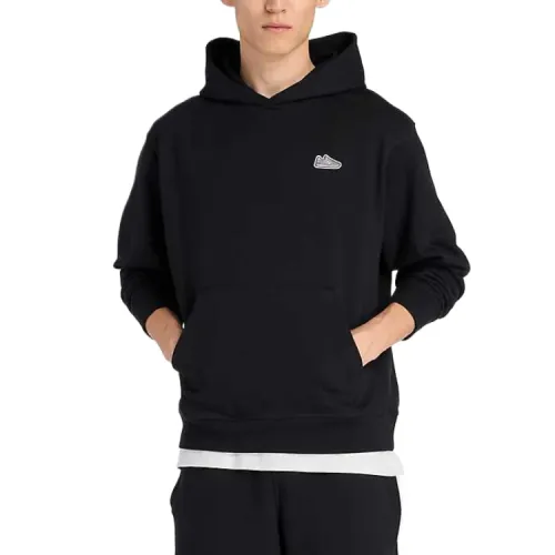 New Balance Sweatshirts Men's Black Hooded Moderate Regular