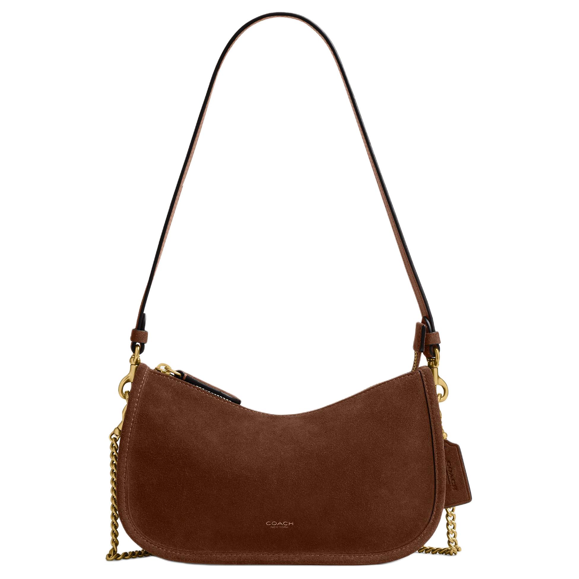 Женская сумка COACH Waverly 24 (коричневая)