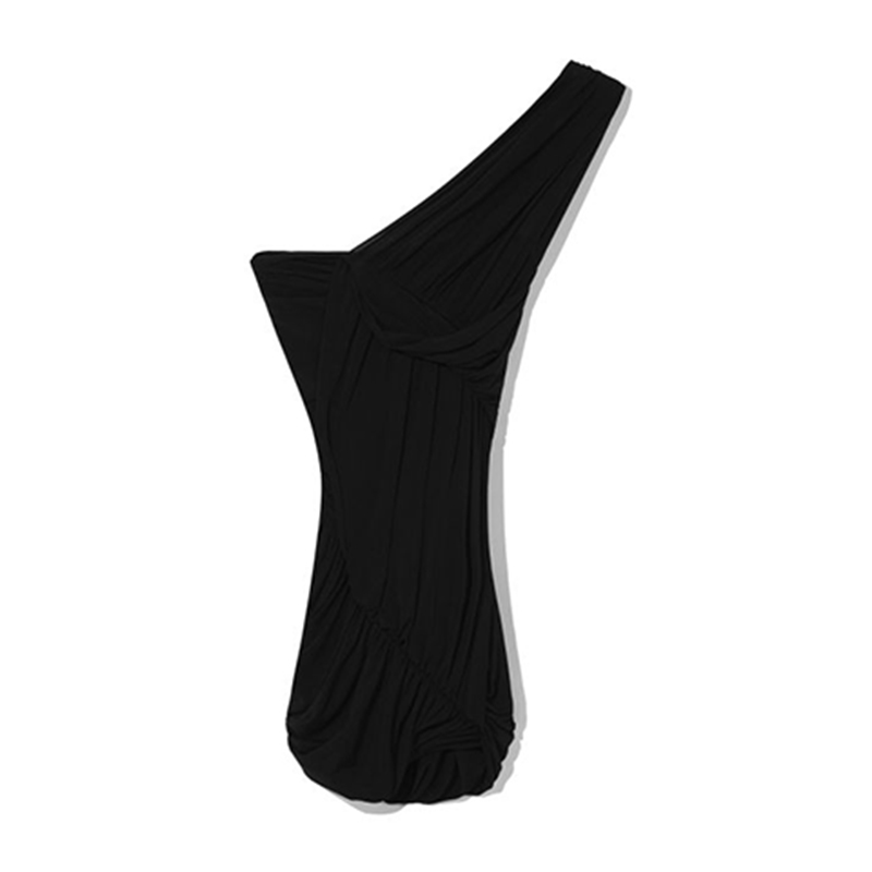 Женские футболка RICK OWENS/RO (черно-белые) — фото 7