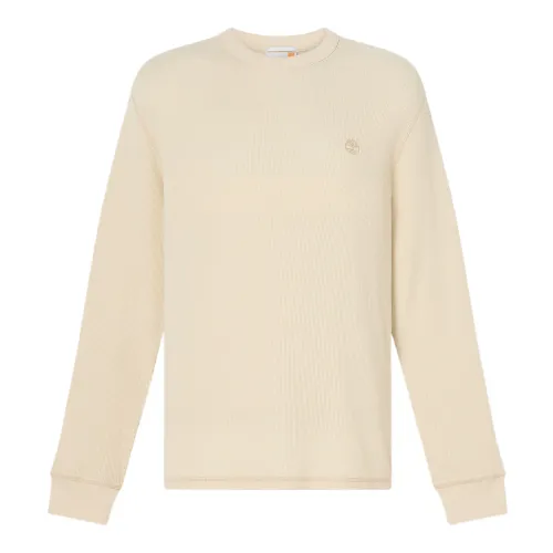 Timberland Polo Shirts Men's Beige Crew Neck Moderate Other