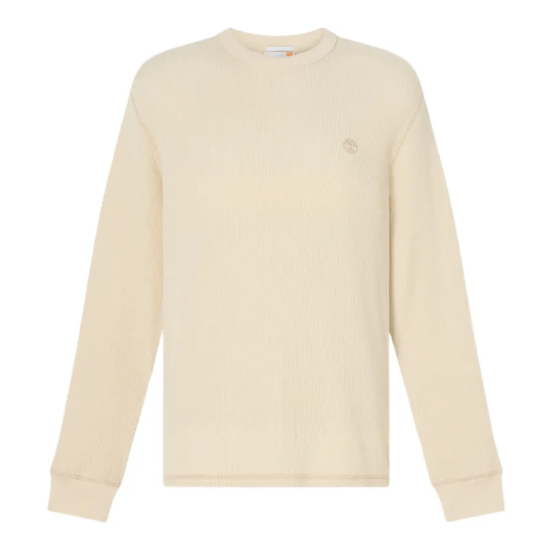 Timberland Polo Shirts Men's Beige Crew Neck Moderate Other