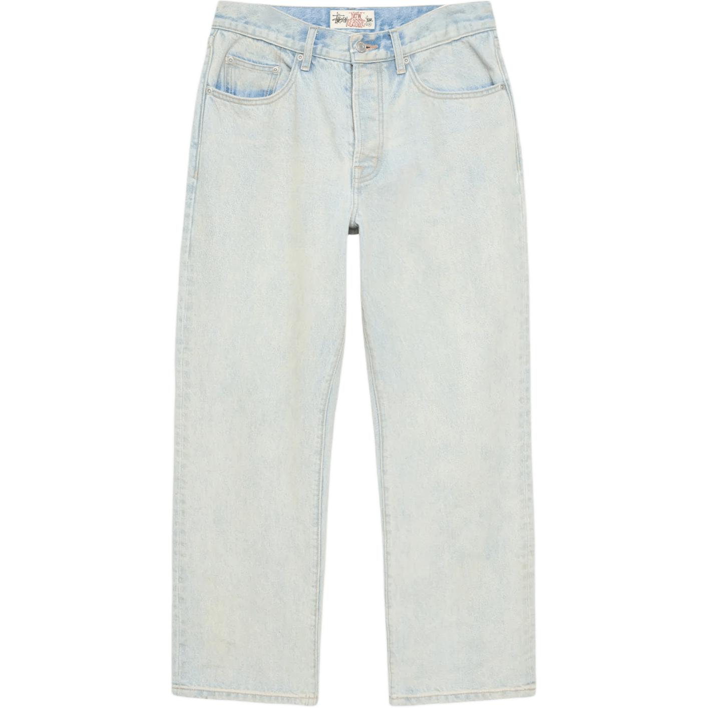 Джинсы Stussy FW25 NEW CLASSIC JEAN PIGMENT COATED DENIM (серые)