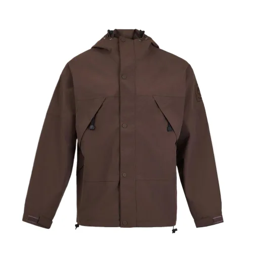 Timberland Jackets Men's Brown Hooded Moderate Other