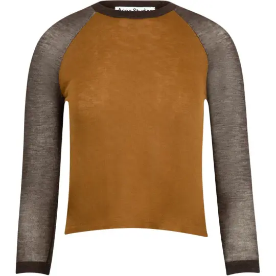 Acne Studios Two Toned Knitted Top