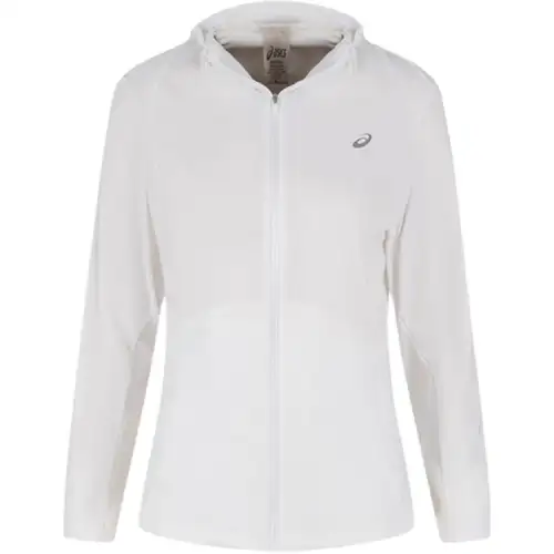 ASICS Jackets Women's White Hooded Moderate Other