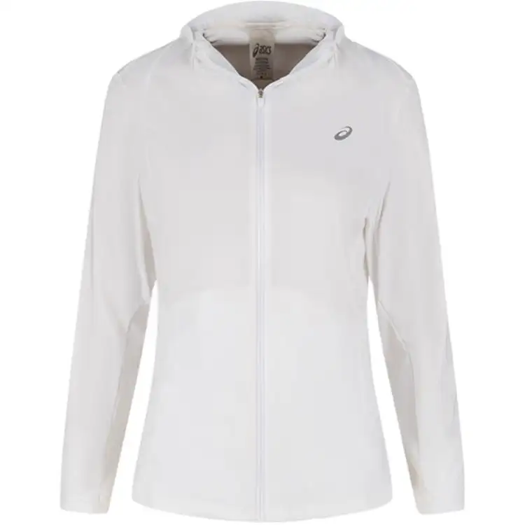 ASICS Jackets Women's White Hooded Moderate Other