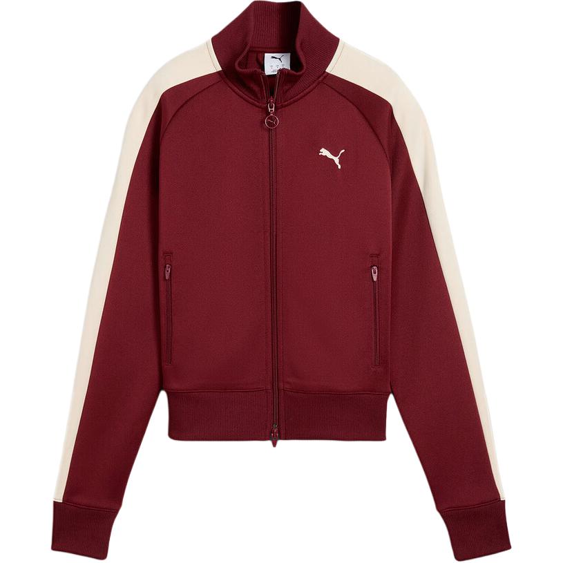 Женская куртка PUMA T7 (бордовая)