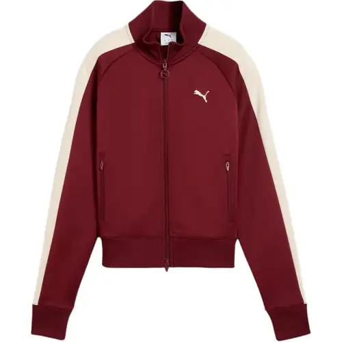 PUMA T7 Short Jackets & Coats Women's Burgundy